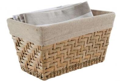 COMPACTOR Panier de rangement en jonc de mer 28,5x18,5cm
