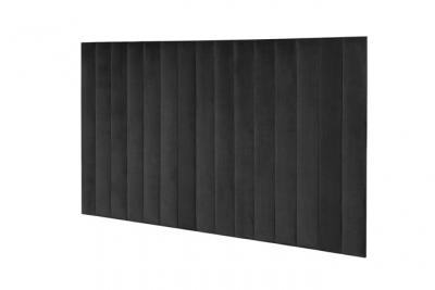 PASCAL MORABITO Panneaux muraux t&ecirc;te de lit GONDA - 220 cm - Velours - Gris