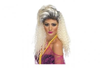 SMIFFYS Perruque Annee 80 Frisee Blonde - Blonde