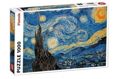 PIATNIK  Starry Night 1000 Piece Vincent van Gogh Jigsaw Puzzle