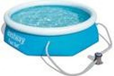 BESTWAY  Piscine Fast Set Rond 244x66 cm Bleu