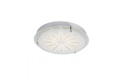 BRILLIANT Plafonnier 15w d: 33cm cathleen 1x15w led int&eacute;gr&eacute;e chrome