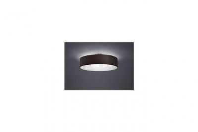 LUMIERE Plafonnier hotel nickel mat noir 3x60w e27