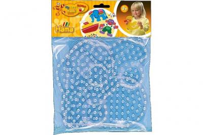 HAMA  - 8253 - loisirs creatifs - perles - plaques voiture et coeur maxi 