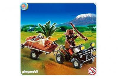 Playmobil Quad safari et braconnier 4834