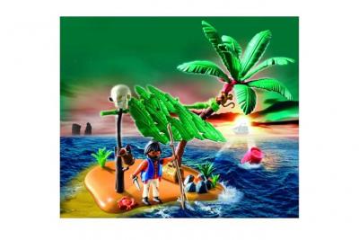 Playmobil Pirates 5138 - Ile D&eacute;serte Et Naufrag&eacute;