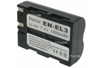 OTECH Batterie pour NIKON D50 - Garantie 1 an