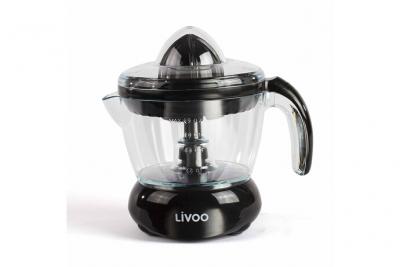 LIVOO Presse-agrumes &eacute;lectrique - pour jus d'orange, citron et autres agrumes - rotation double sens - 25 w, noir dod131n