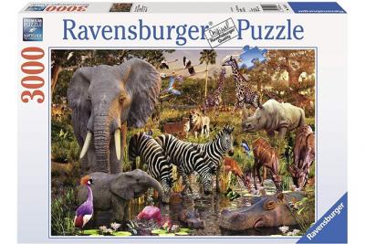 RAVENSBURGER  - 17037 - puzzle - animaux du continent africain - 3000 pi&egrave;ces 