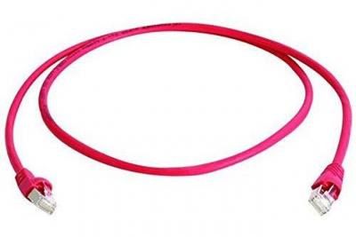 TELEGARTNER MP8 FS 600 - C&acirc;ble inverseur - RJ-45 (M) pour RJ-45 (M) - 1 m - SFTP - CAT 7 - rouge