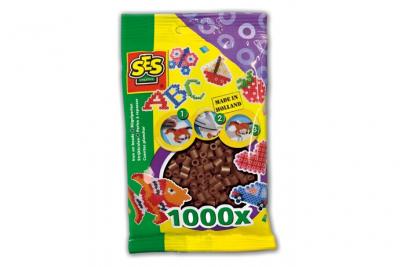  Ses Perles &Agrave; Repasser 1000 Brun Fonc&eacute;