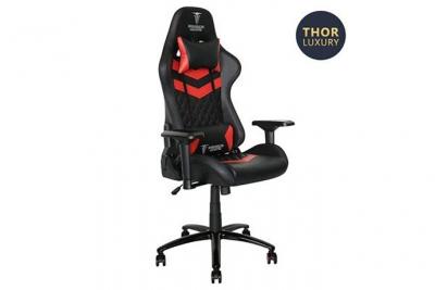 BERSERKER GAMING Chaise gaming Alpha Omega Players Berserker Thor Luxury Noir et Rouge
