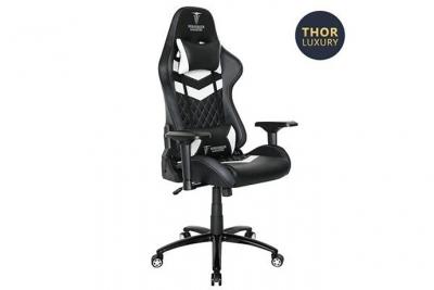 ALPHA OMEGA PLAYERS Chaise gaming  Berserker Thor Luxury Noir et Blanc