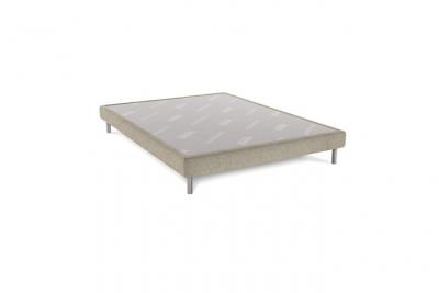 DUNLOPILLO  Sommier  Bellini beige 15 cm avec pieds 140x190