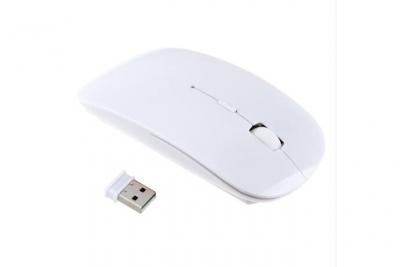 OEM Souris Ultra Plate pour MACBOOK Air APPLE Sans Fil USB Universelle Capteur Optique 3 Boutons Couleurs - BLANC