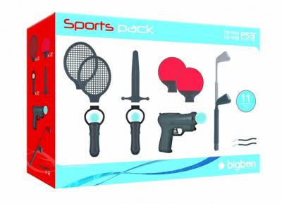 BIGBEN Sports Pack Playstation 3 Jeu Ps3 Move 11 Accessoires