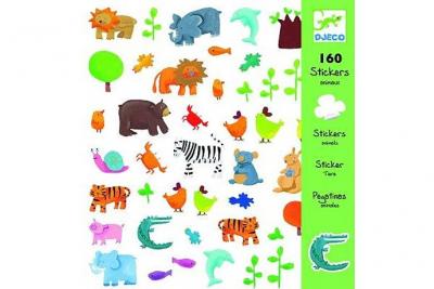 DJECO  - 160 stickers Animaux