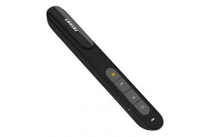 ELEKELE Stylo Pr&eacute;sentation pour PowerPoint, Pointeur Lumineux Rouge, 2.4 GHz USB T&eacute;l&eacute;commande Powerpoint, Port&eacute;e &agrave; 100m 
