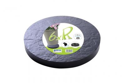 EDA Support &Agrave; Roulettes Ardoise - 6 Roulettes - 10941  Plastiques