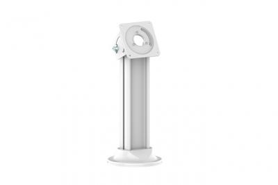 KIMEX Support de table pour tablette, hauteur 30cm, &agrave; visser, blanc 091-0007