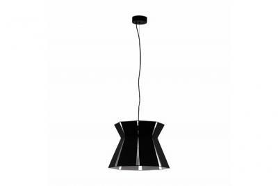 EGLO Valecrosia Plafonnier Suspension Cylindrique Noir, Blanc