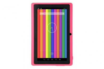YONIS Tablette Tactile Android 4.4 Kitkat 7 Pouces Dual Core Dual Cam Flash Rose 12 Go -  