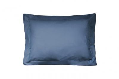 LINNEA Taie D'oreiller Uni 60x40 Cm Coton Alto Bleu Jean 