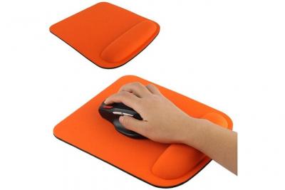 YONIS Tapis de Souris Ergonomique Repose Poignet Ultra Fin Confort Optimal Orange -  