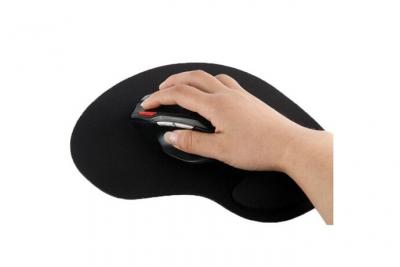 YONIS Tapis Souris Pc Repose Poignet Ergonomique Anti D&eacute;rapant Ultra Fin Noir -  