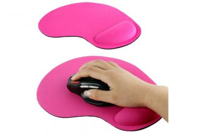 YONIS Tapis Souris Pc Repose Poignet Ergonomique Anti D&eacute;rapant Ultra Fin Rose -  