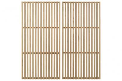 AKITEN RETAIL T&ecirc;te de lit Kena   Bois naturel 170 cm