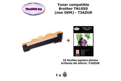 GENERIQUE T3AZUR - Toner Laser compatible pour Brother TN 1050 