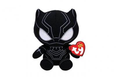 TY Peluche  Black Panther Marvel Beanie Babies Noir