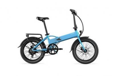  V&eacute;lo &Eacute;lectrique Legend Monza Bleu Steel Pliant - 20 Pouces - 250 W - Batterie int&eacute;gr&eacute;e 36V 10.4Ah 