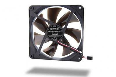 BLACKNOISE Noiseblocker BlackSilentPRO PK-2 - Ventilateur ch&acirc;ssis - 140 mm