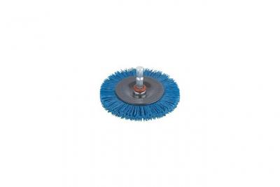 WOLFCRAFT  1 brosse circulaire nylon - - &oslash; 75 mm - bleu