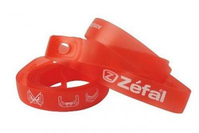 ZEFAL  935601 Bande de jante Cyclisme Mixte Adulte, Rouge, 22 mm / 26''