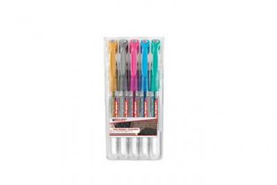 EDDING  Cristaljelly 2185 Stylos Assortiment De Couleurs Lot De 5