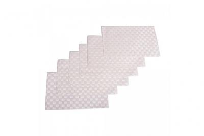 UNAMOURDETAPIS Set de table tiss&eacute; motif uni LOT 6 SO