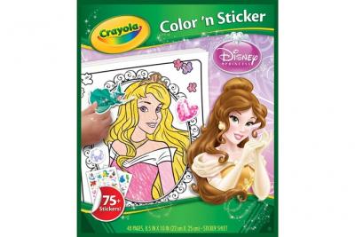 DISNEY PRINCESS Crayola - Album coloriage & autocollants Princesses - Disney