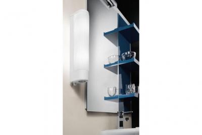 EGLO  Bari 1 Lampe de Miroir en Plastique Blanc 50 W
