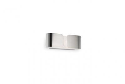 IDEAL LUX Applique murale Chrom&eacute;e CLIP 2 ampoules Largeur 25 Cm