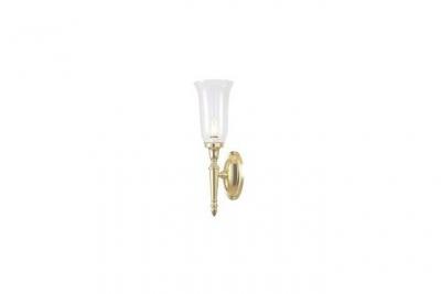 ELSTEAD Applique Dryden2, laiton poli et verre