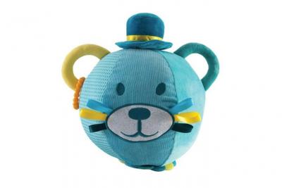 LUDI  balle d'&eacute;veil ours - diametre 20 cm JBM30019