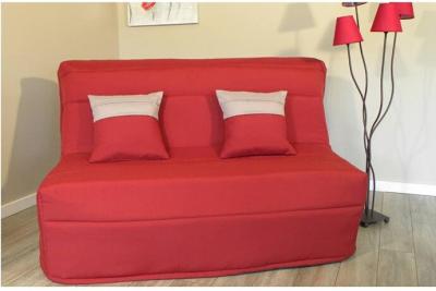 NAD Banquette bz convertible axel bordeaux couchage160*200cm matelas bultex