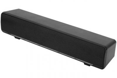 VENDOS85 Barre de Son Filaire avec LEB bleu 3W noir 