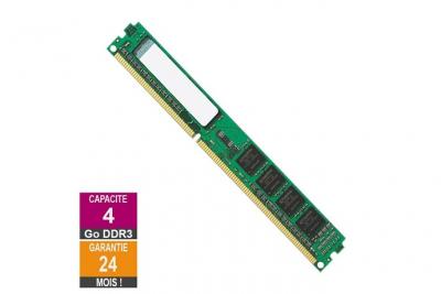 KINGSTON Barrette M&eacute;moire 4Go RAM DDR3  KTL-TC316S/4G DIMM PC3-12800U 