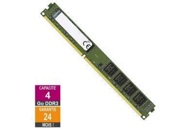KINGSTON Barrette M&eacute;moire 4Go RAM DDR3  KTL-TS316S/4G DIMM PC3-12800U 