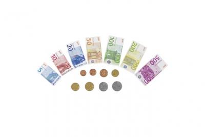 Billets et pi&egrave;ces en euros pour jouer