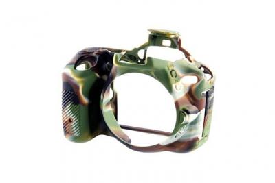 EASYCOVER Bilora-Coque de protection en silicone pour Nikon D5500-Camouflage